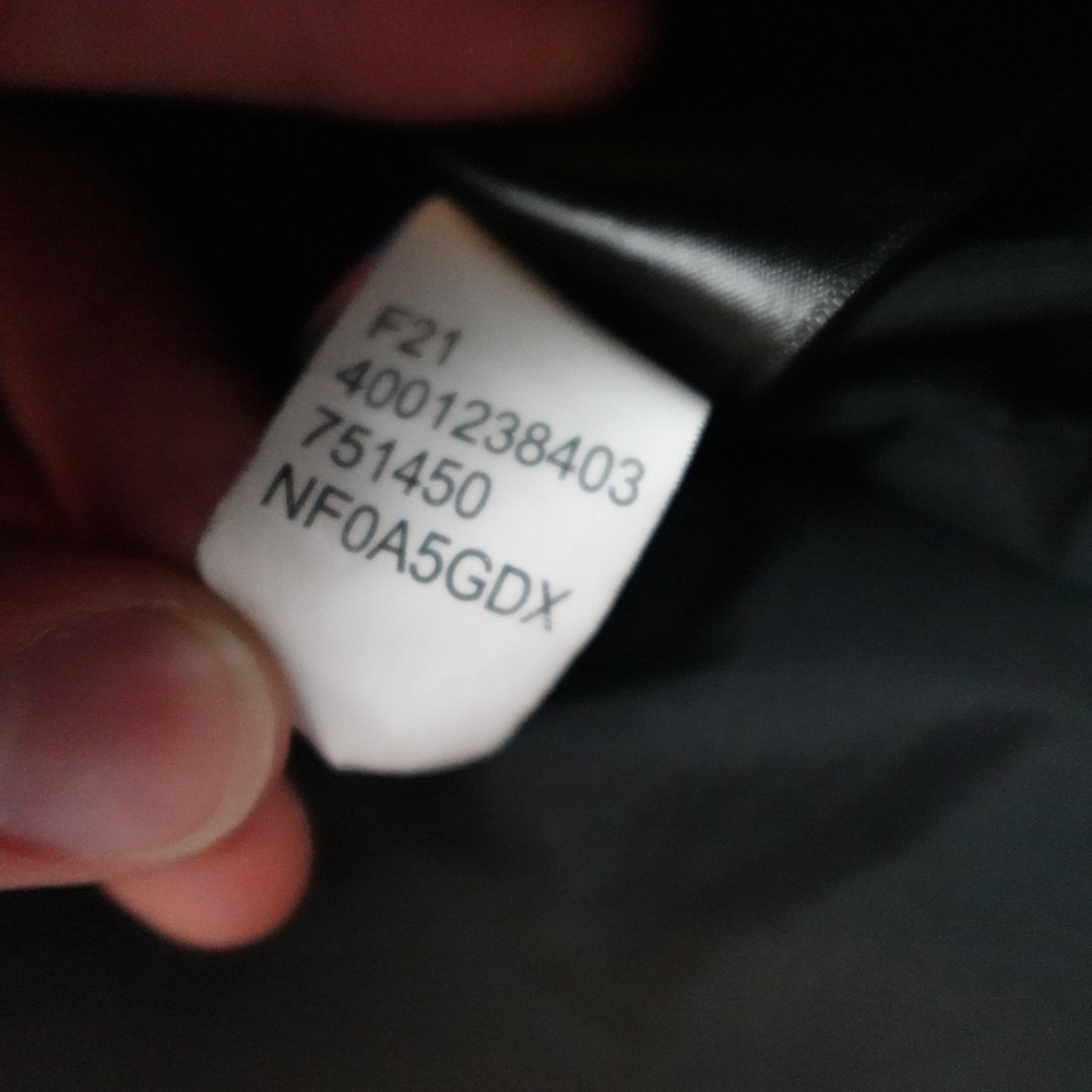 North Face Tamburello Parka Jacket Womens Large Black Hooded Insulated Full Zip - Picture 5 of 9